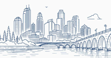 Virtual Sketch of Minneapolis